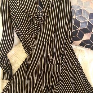 SMALL long sleeve flowy Cleobella Striped Dress